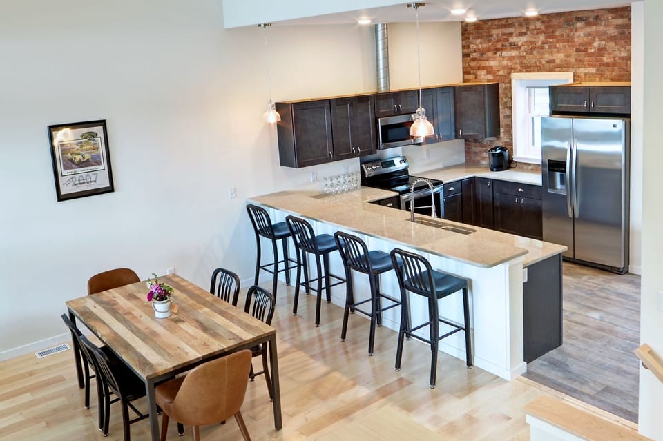 Dining and Kitchen area