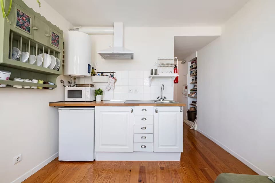 kitchen with seating area