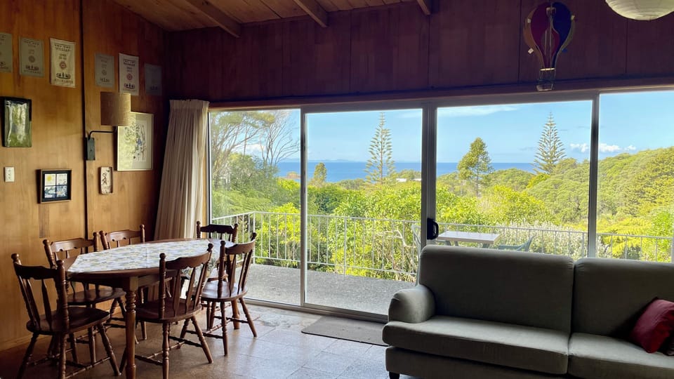 living area & view 