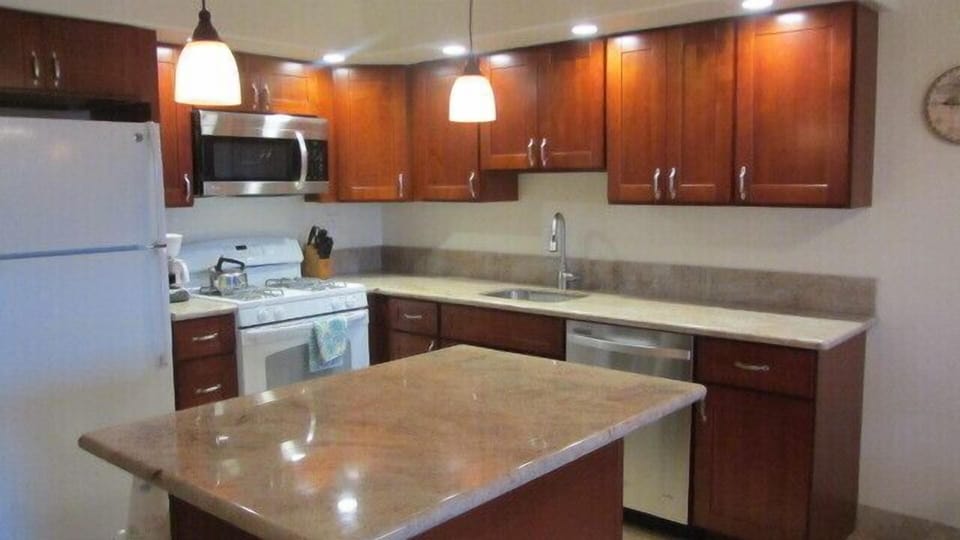 Added Island with power for your convenience. 