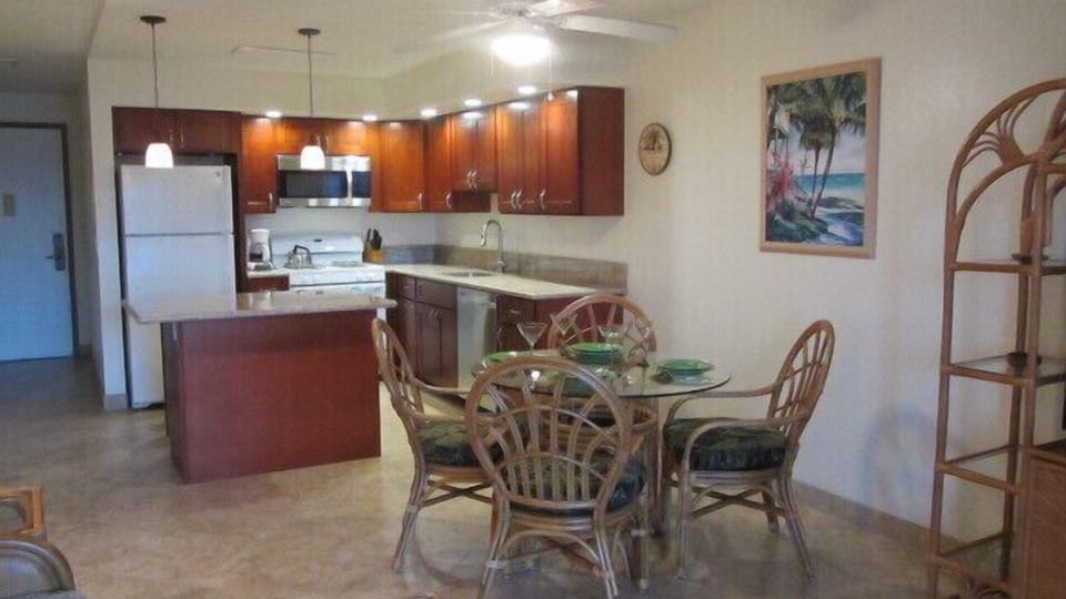 Updated furniture and new floors.