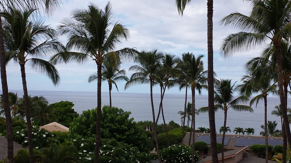 Incredible ocean view from the lanai.