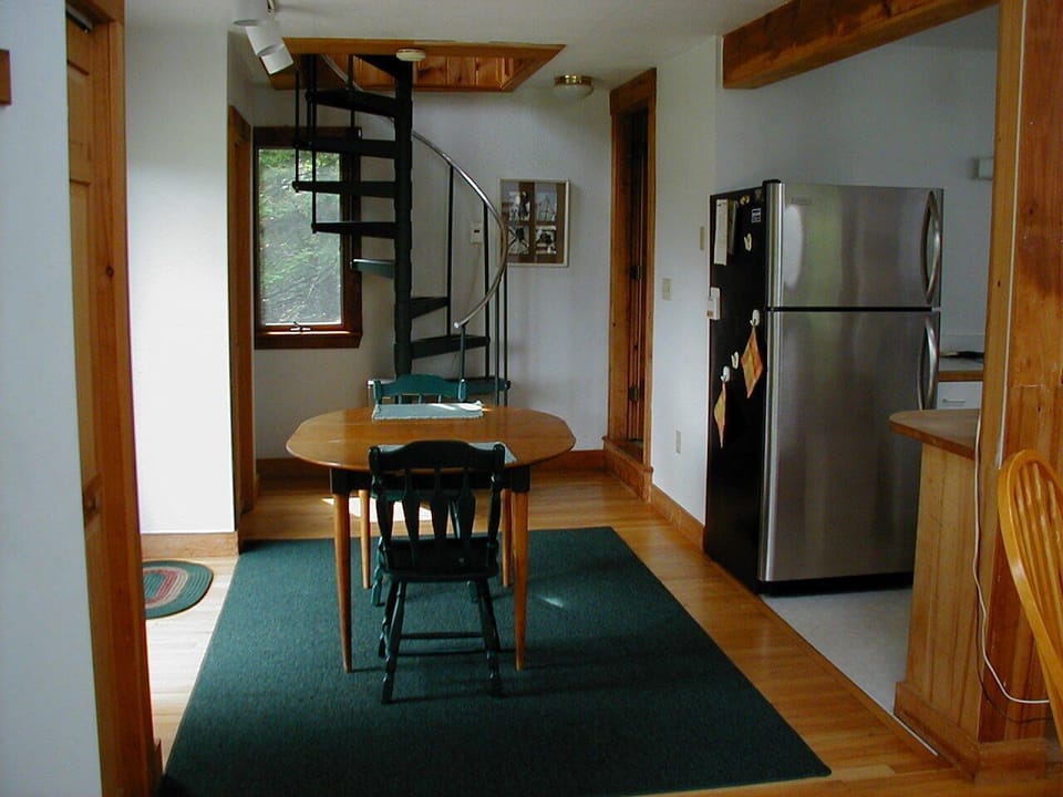 Smaller Cottage - Dining Area
Stairway to Second Floor