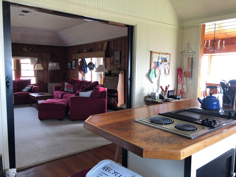 Looking From Kitchen to L.R. Larger Cottage