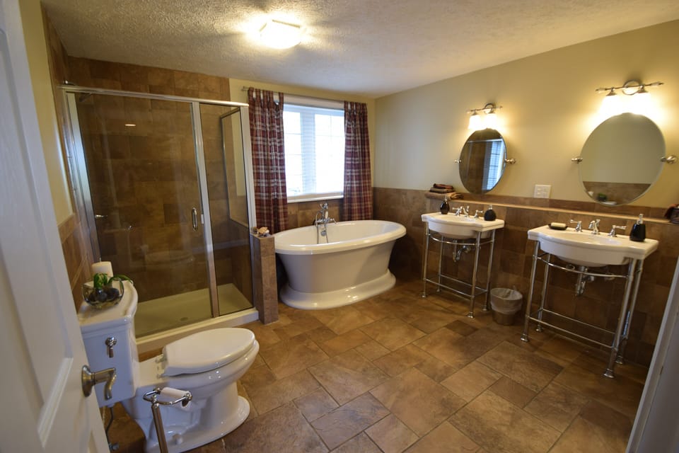 downstairs master bathroom 