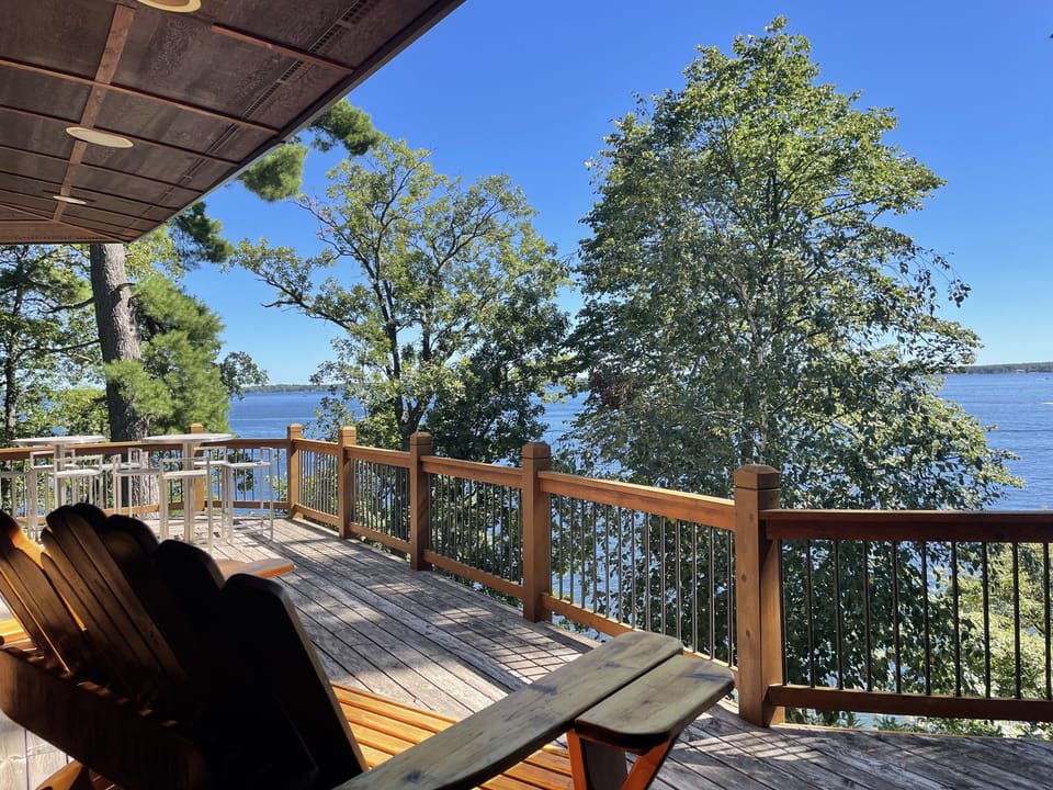 Front deck - view from master bedroom 