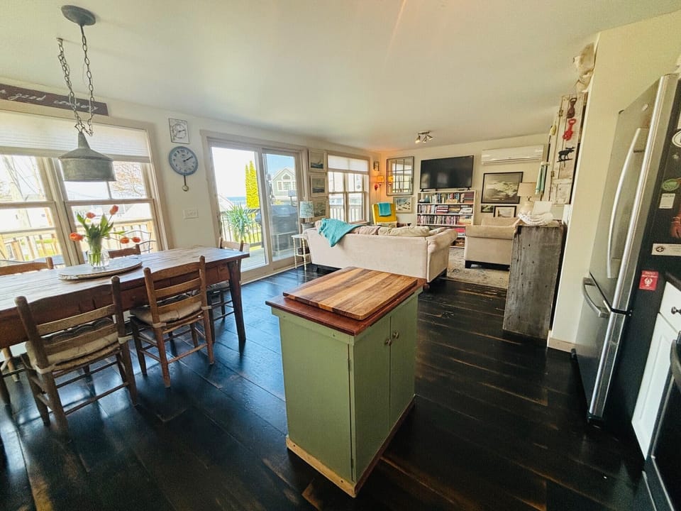 Kitchen looking toward living area