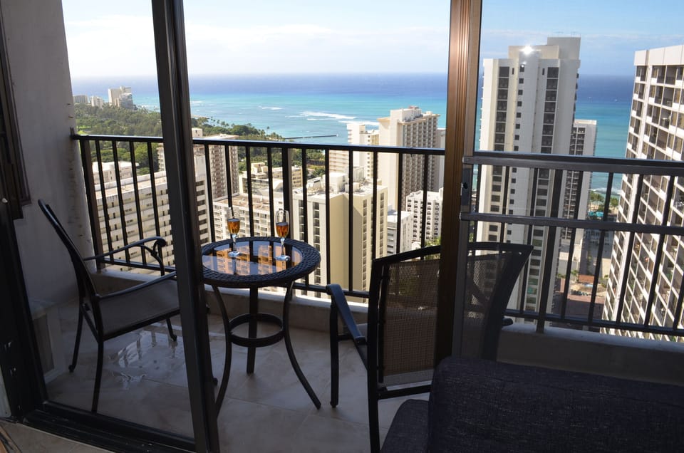 relaxing on the Lanai
