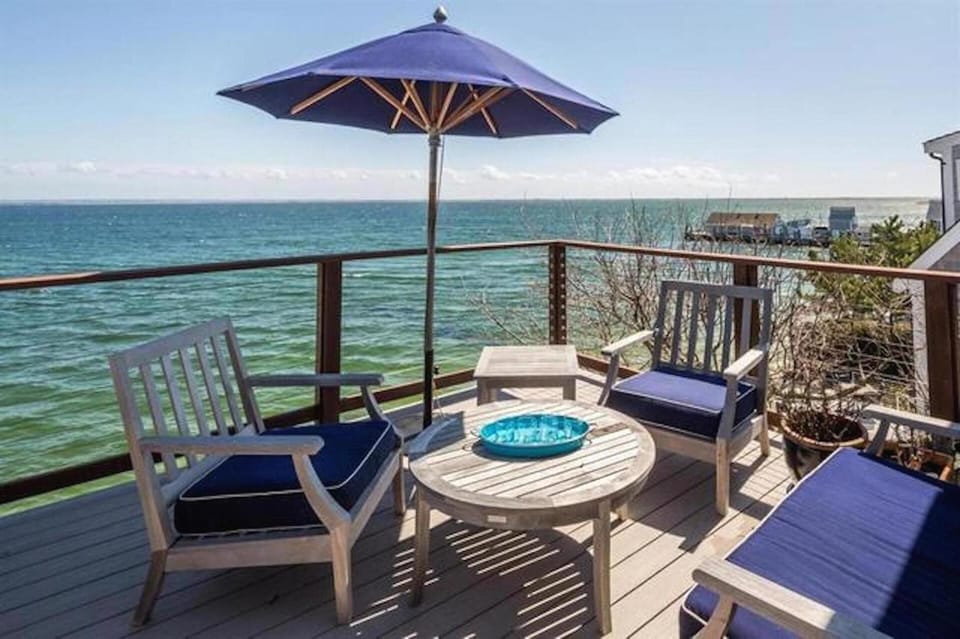 Stunning views from The Nest's exclusive use deck