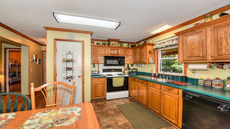 Fully stocked kitchen