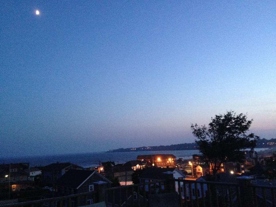 Nighttime views of stars and moon are amazing as well. 