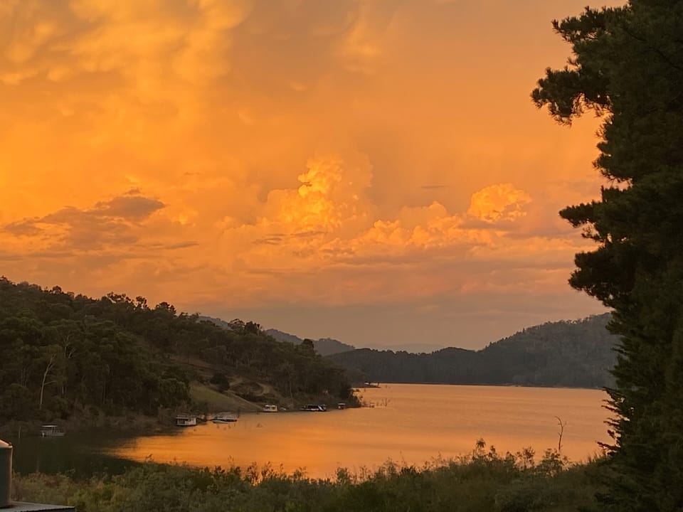 Lake Sunset From the Deck