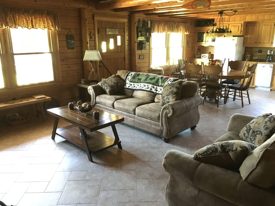 Living room and kitchen 