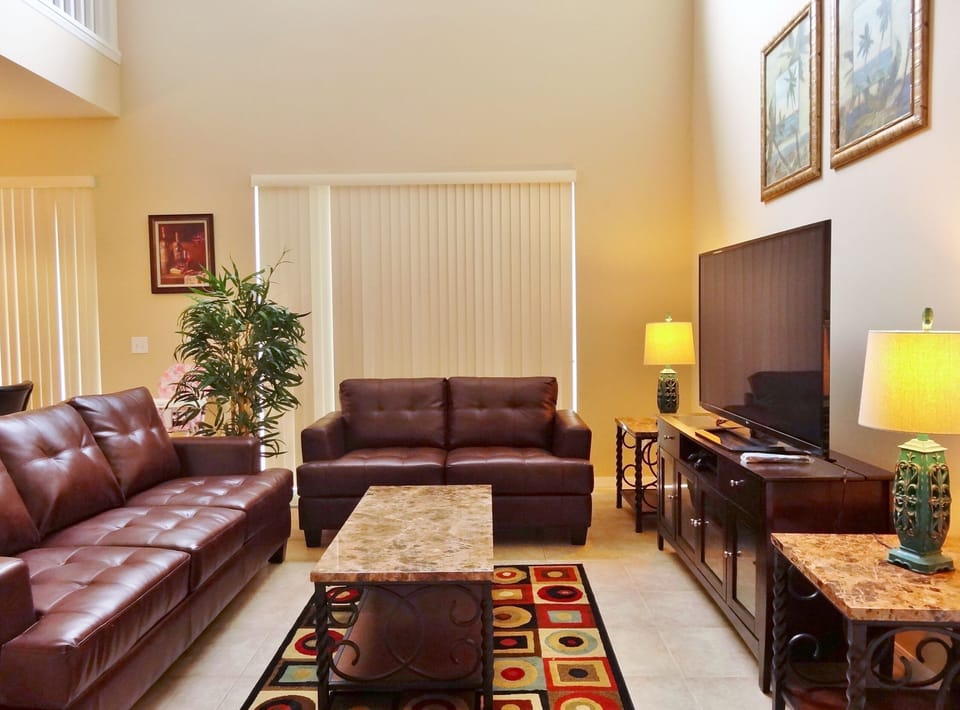 Family Room with 60in LCD TV 