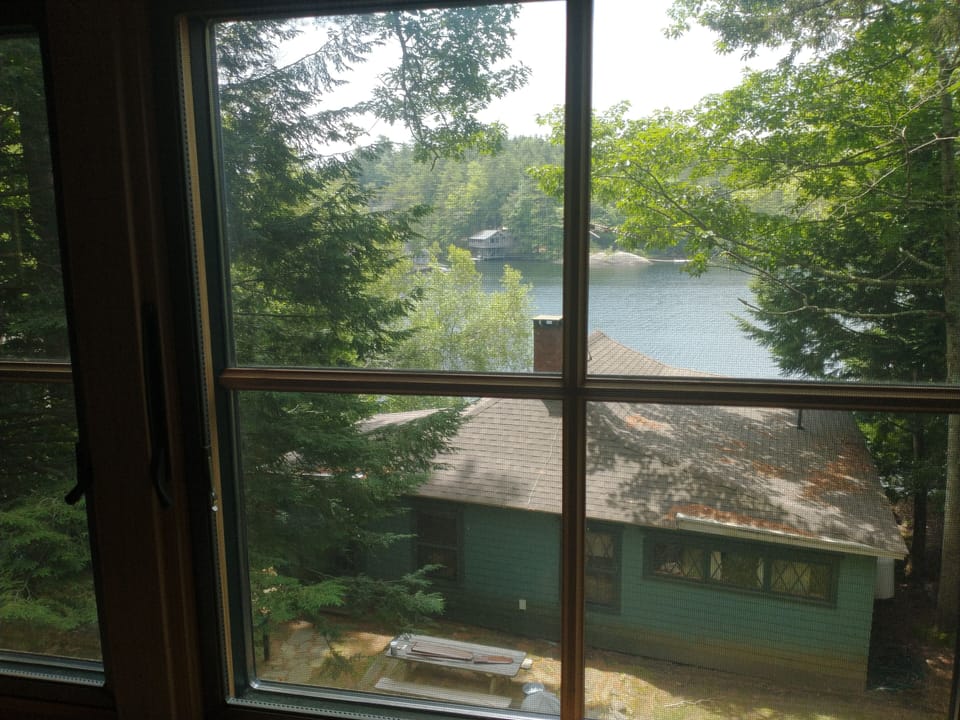 View from bunk house loft