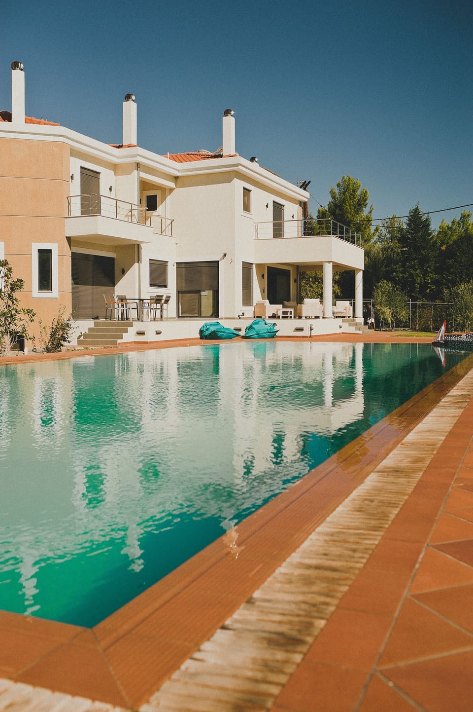 View of Villa from the pool