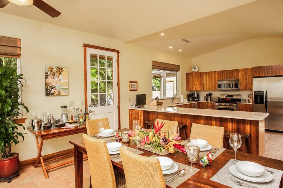 Dining Table Set For Six with Kitchen Bar Seating