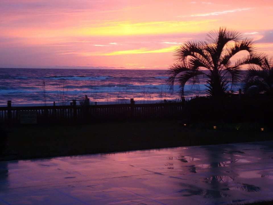 Beautiful sunsets every day from the patio
