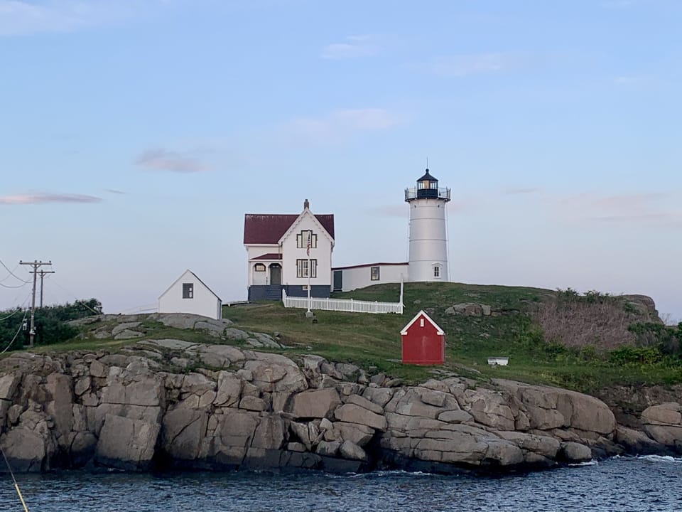 The famous Nubble Light House (1.6 miles from house)