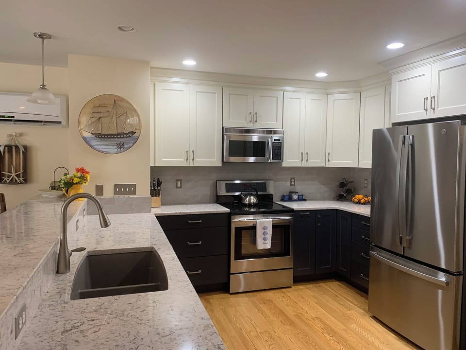 Bright open kitchen