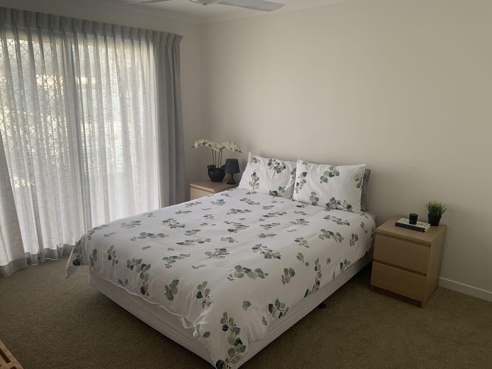 Bedroom 2 - looks out to pool 