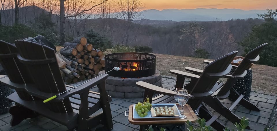 Year-round view! Just steps from the back porch! Private retreat!