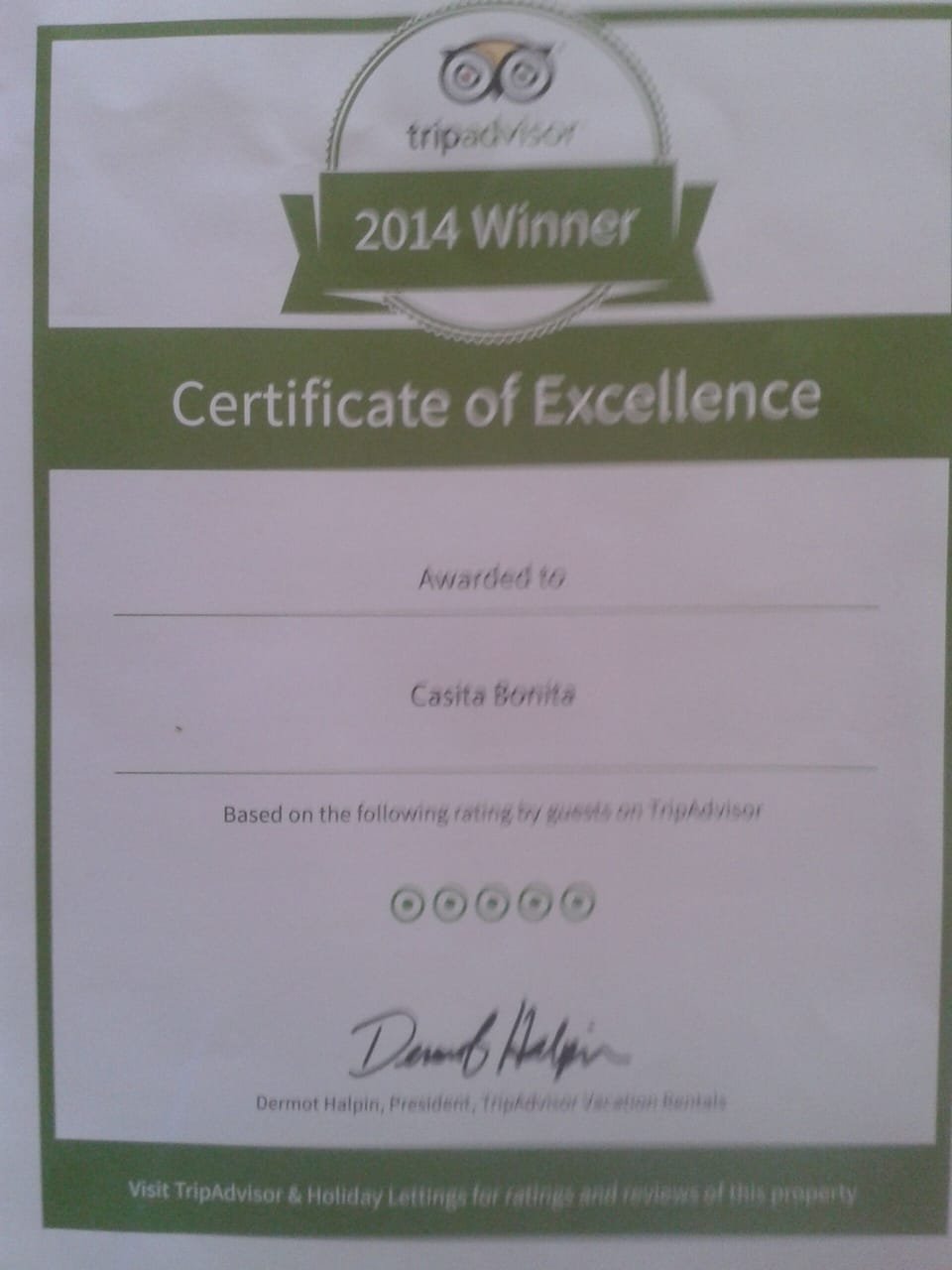 We won an award:)