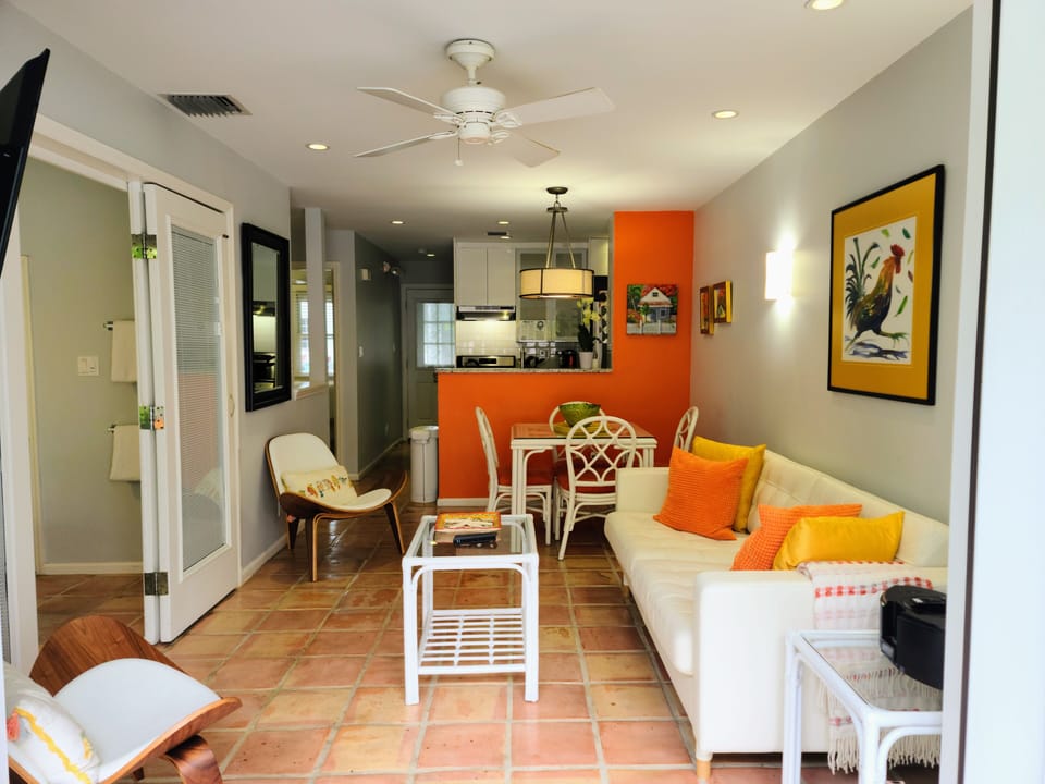 Living area from the back deck