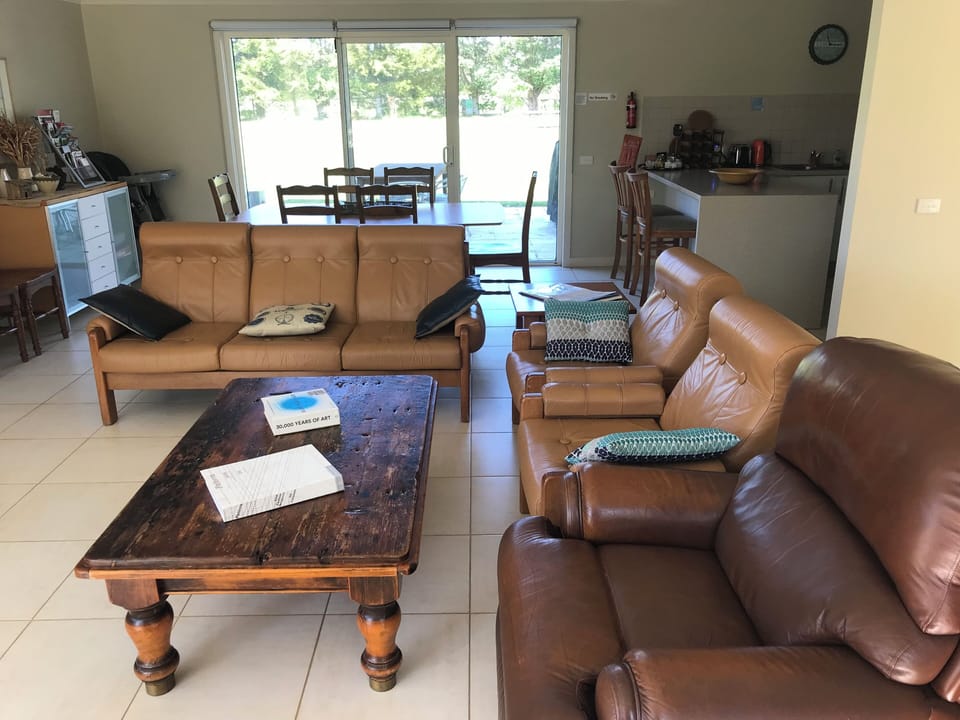 Living area with recliner.