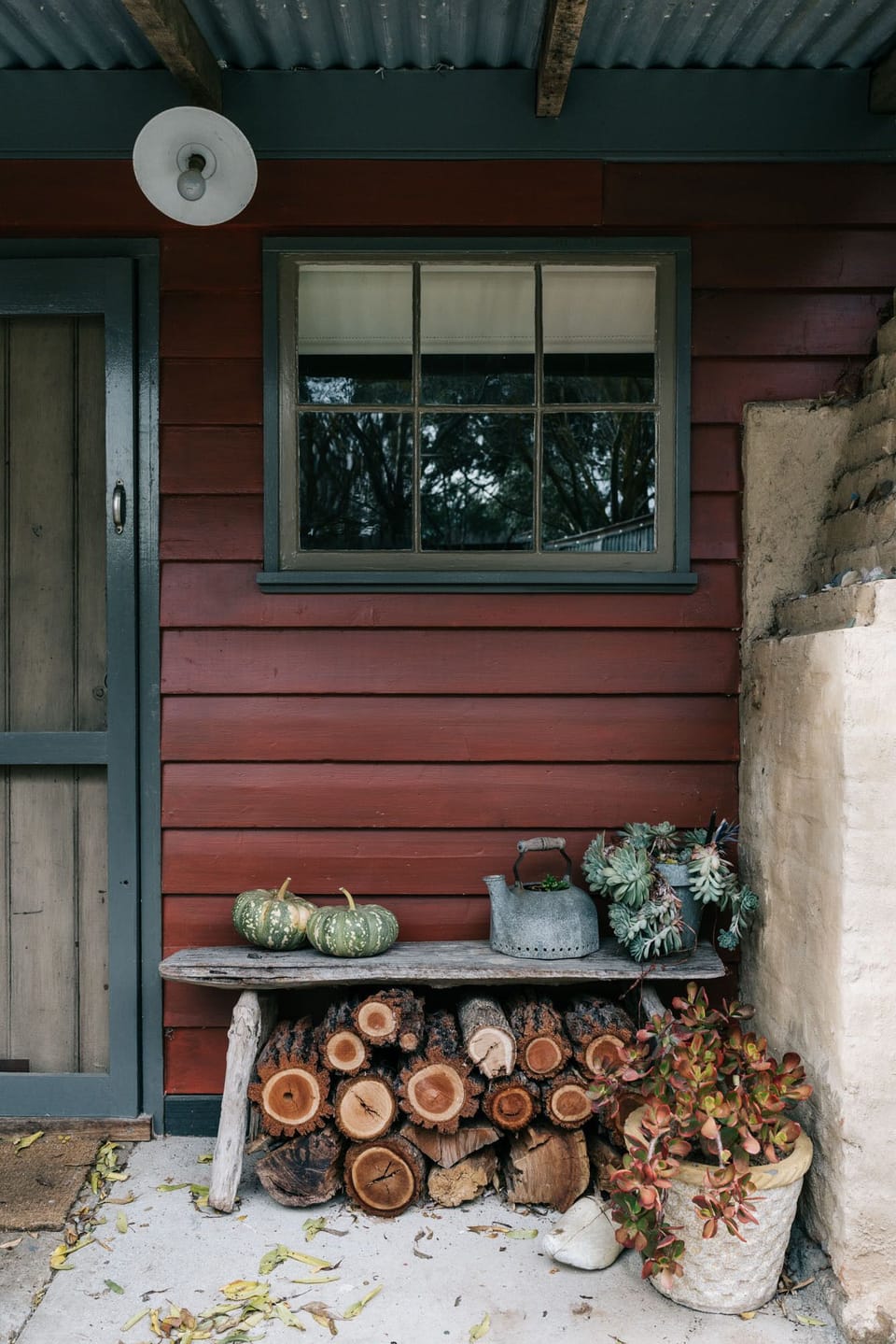 ....always lots of wood by the back door....