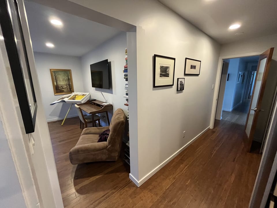 Hallway to the Master bedroom suite area