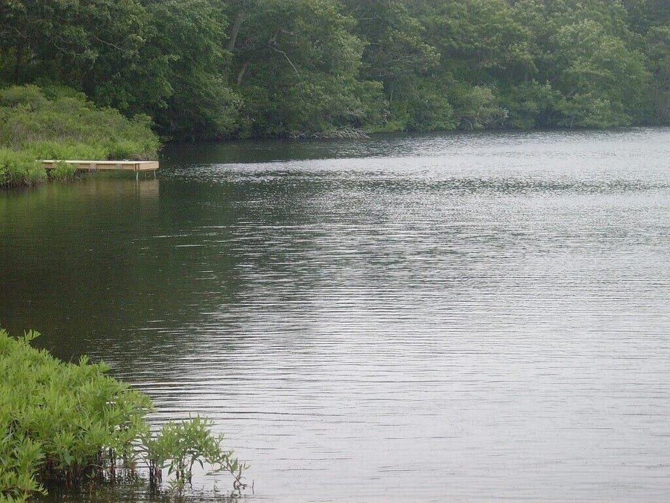 Beautiful calm water for swimming for the children