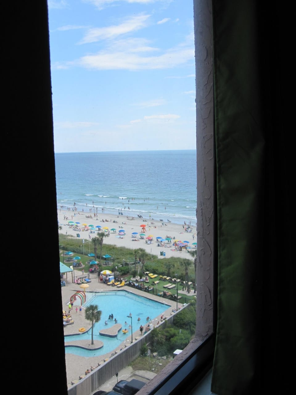 View from Queen bedroom window.