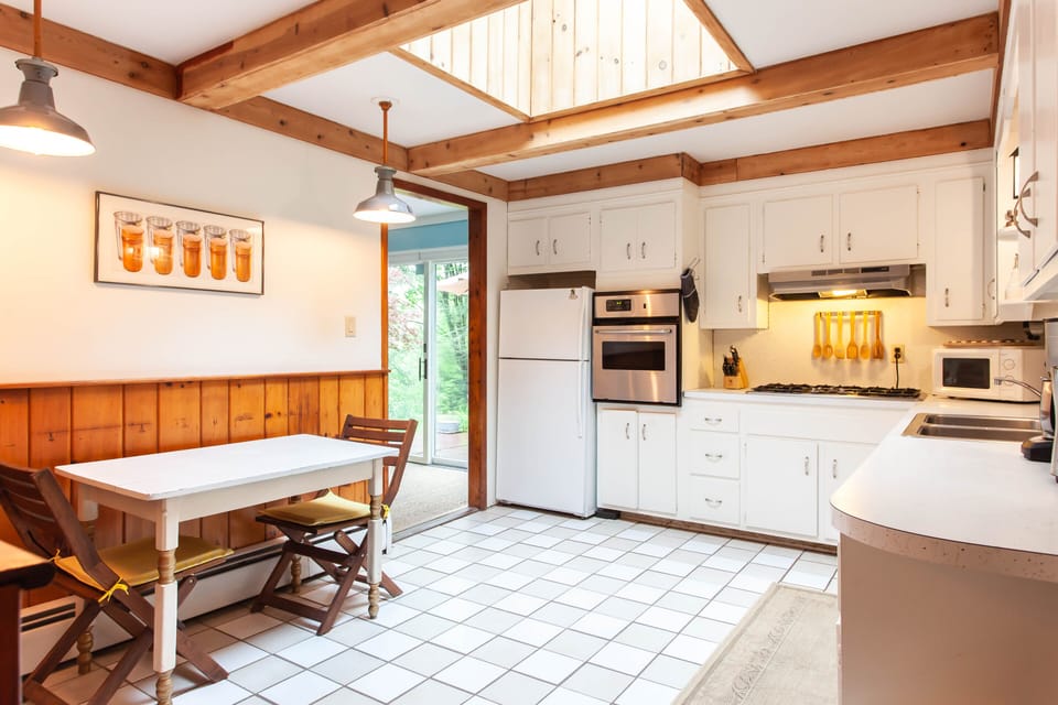 Create your feast in your fully equipped, stylish, and bright kitchen.