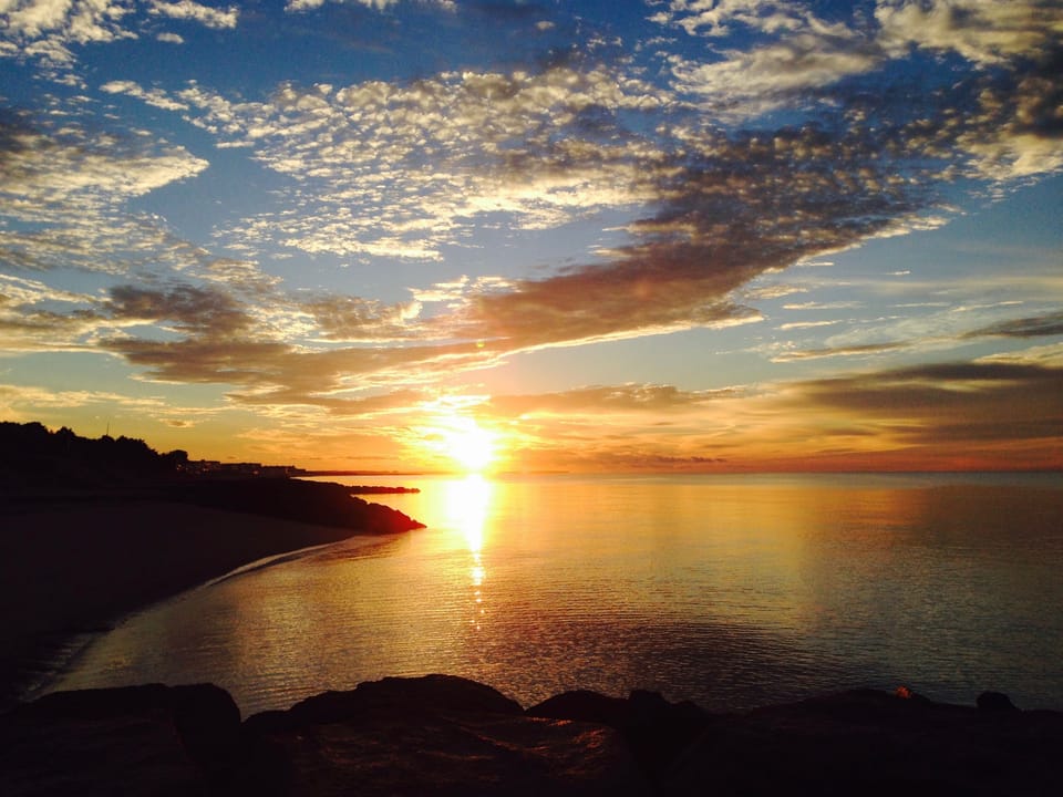Sunrise at the beach