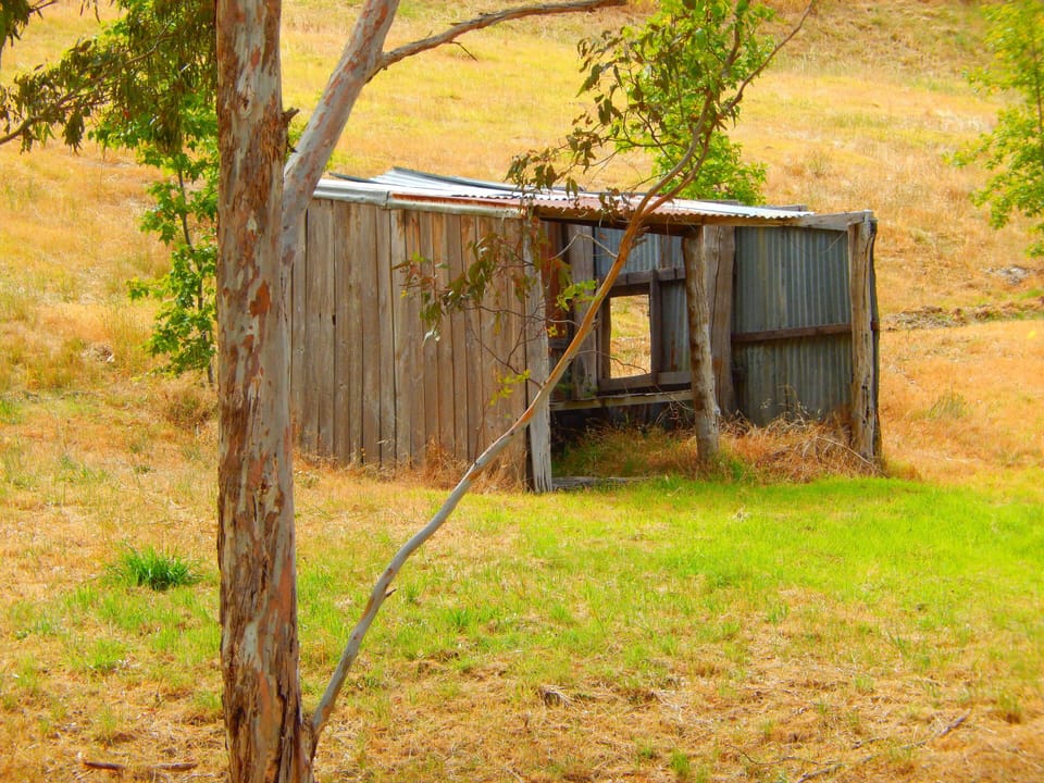 Old shepherds hut