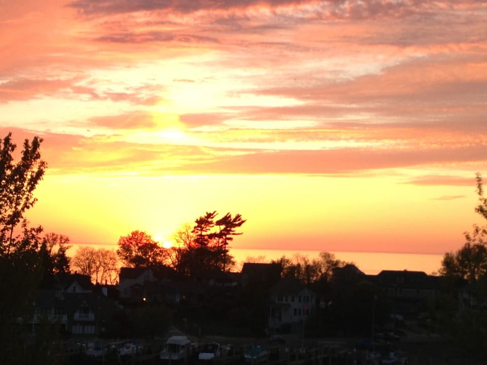 Amazing sunset from third level!!