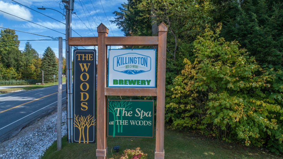 Entrance to The Woods Resort & Spa