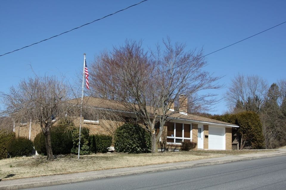 front view of our house