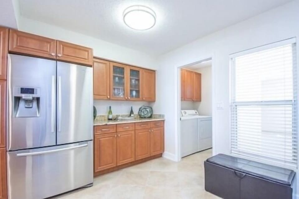 Kitchen View 2 with Wine Bar