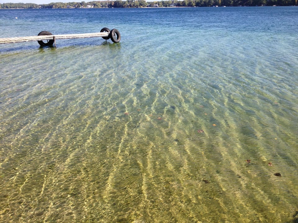 70 ft of shared sandy lake bottom
