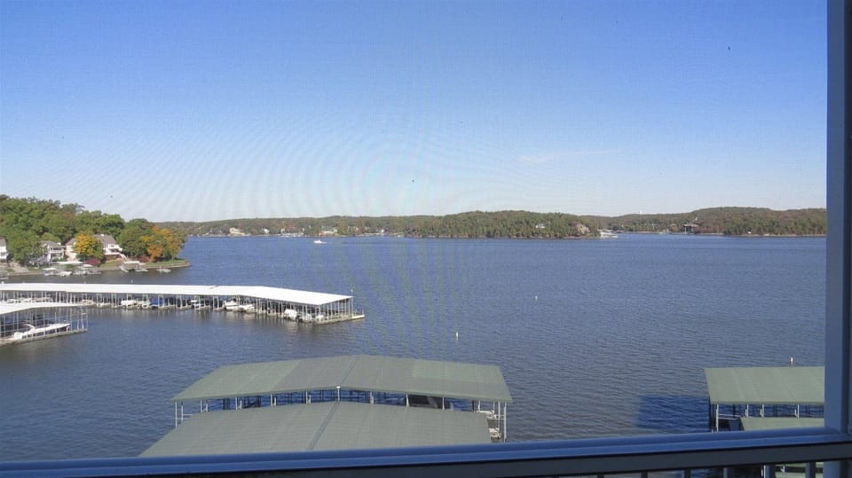 Gorgeous view from the screened in balcony.  