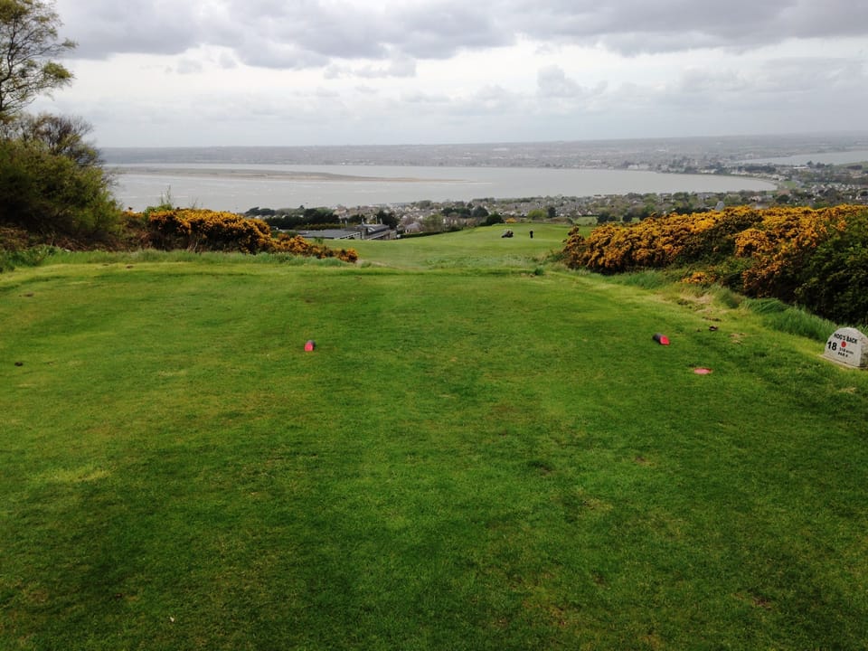 18th tee at Howth Golf Club (pic by Peter)