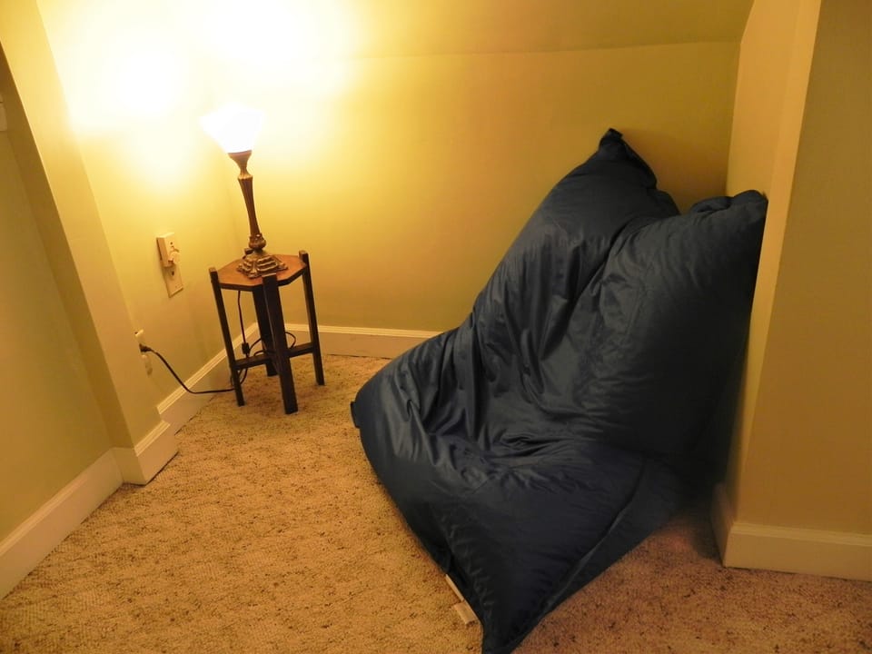 Child's reading nook