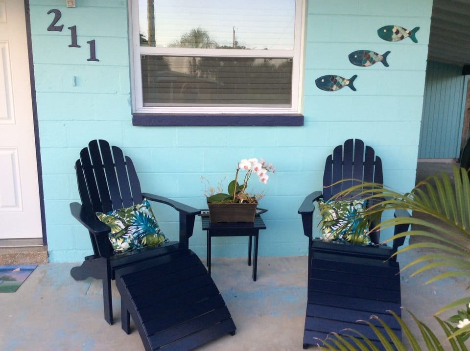 relax on front porch