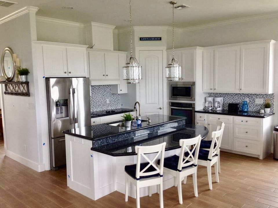 Kitchen and Island