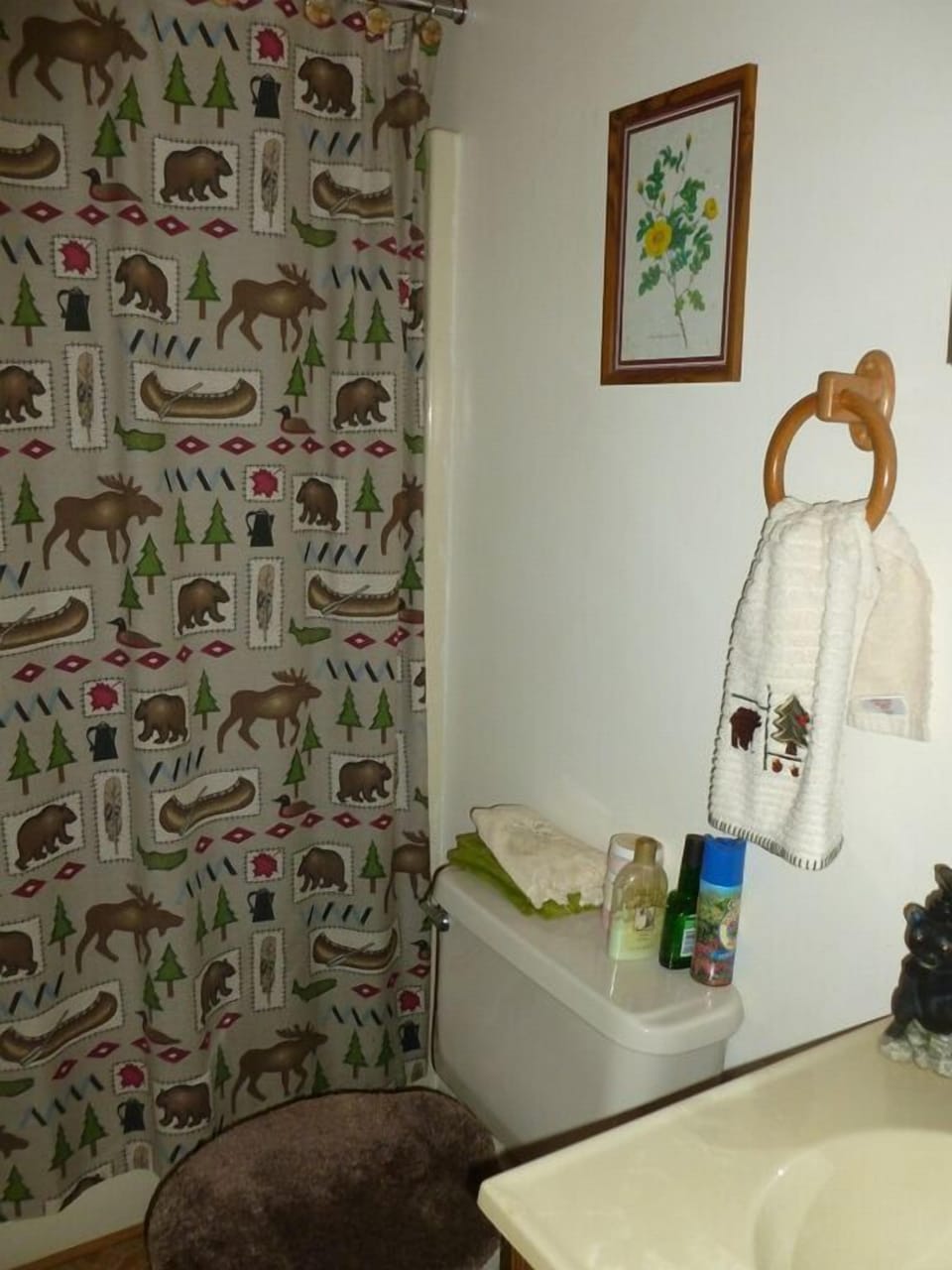 Mountain-themed bath