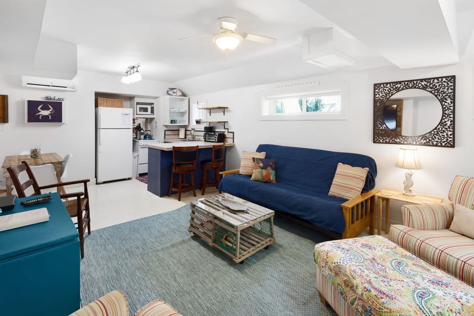 Living Room. Comfortable seating for 4 guests.