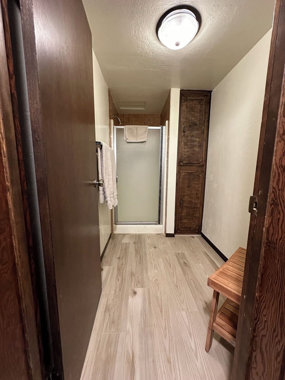Downstairs shower