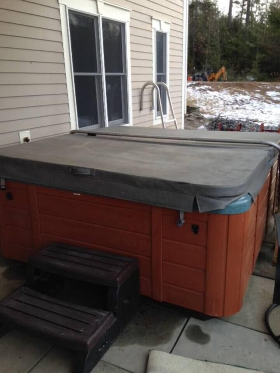 Outside Hot Tub